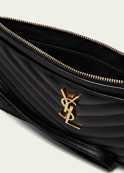 ysl monogram large bill pouch|YSL bill pouch.